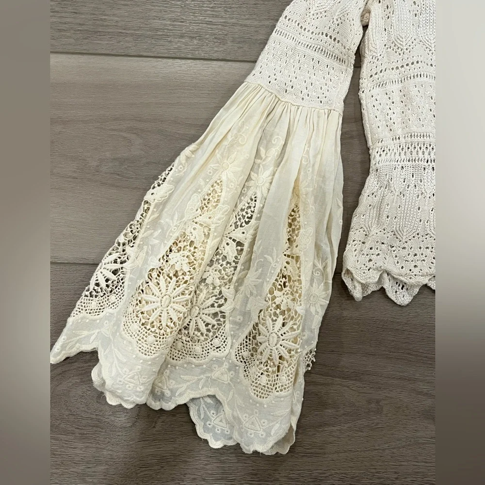 Free People Once Upon a Time Blouse Shirt Size S